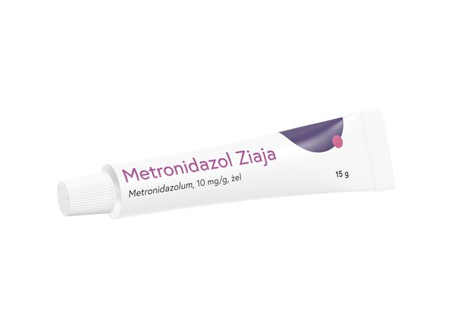 Metronidazol Ziaja interakcje ulotka żel 10 mg/g 15 g | tuba