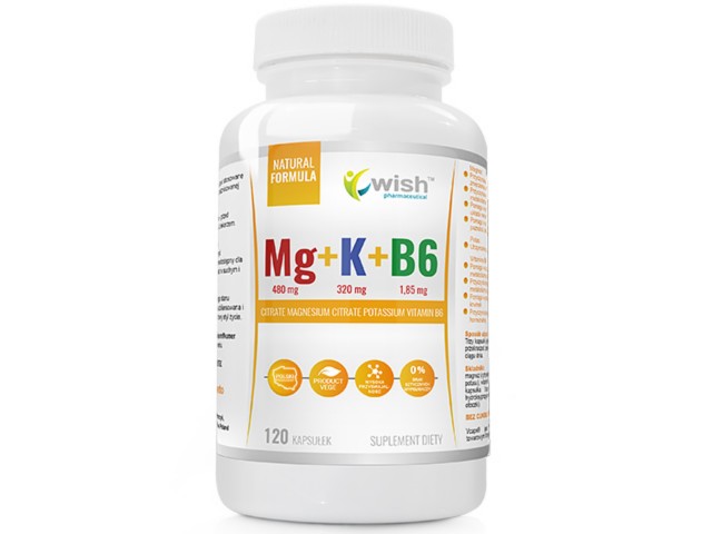 Mg + K + B6 Forte interakcje ulotka kapsułki - 120 kaps.