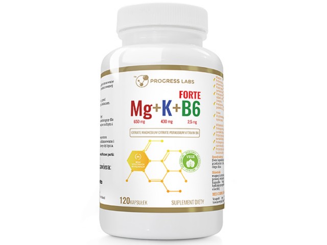 Mg+K+B6 Forte interakcje ulotka kapsułki - 120 kaps.