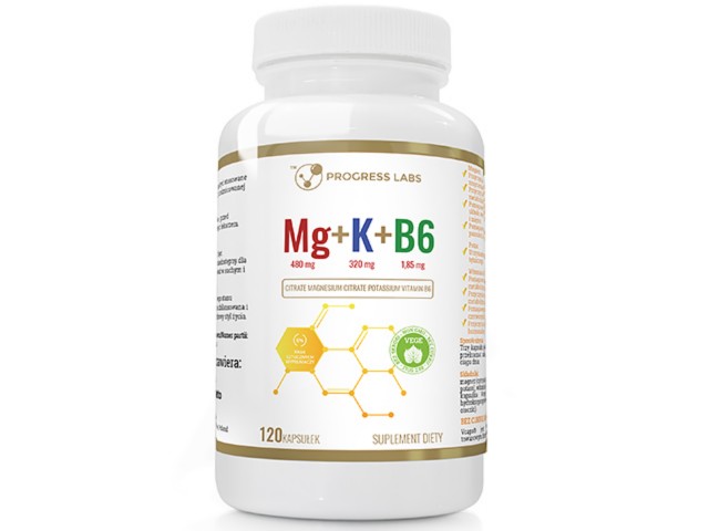 Mg + K + B6 interakcje ulotka kapsułki - 120 kaps.