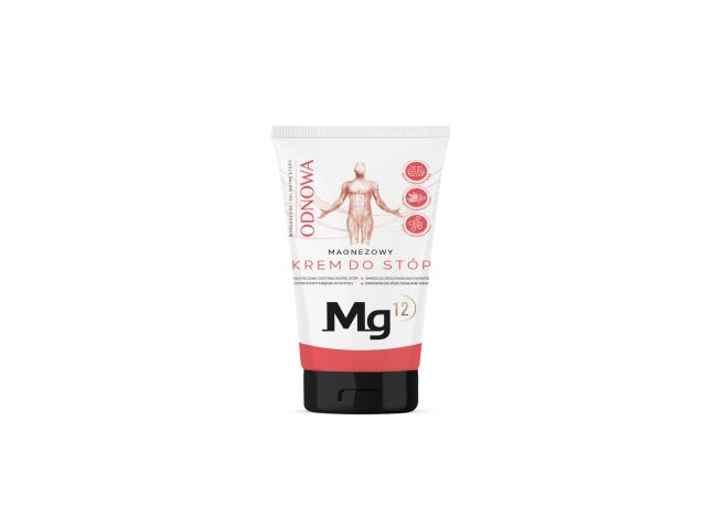 Mg12 Odnowa Magnezowy Krem do stóp wygładzający z naturalną solą Epsom interakcje ulotka krem  100 ml