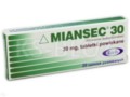 Miansec 30 interakcje ulotka tabletki powlekane 30 mg 20 tabl. | 1x20