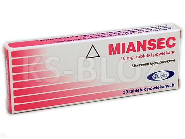 Miansec interakcje ulotka tabletki powlekane 10 mg 30 tabl. | 1 blist.po 30 szt.