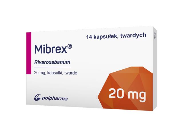 Mibrex interakcje ulotka kapsułki twarde 20 mg 14 kaps.