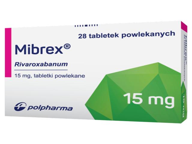 Mibrex interakcje ulotka tabletki powlekane 15 mg 28 tabl.