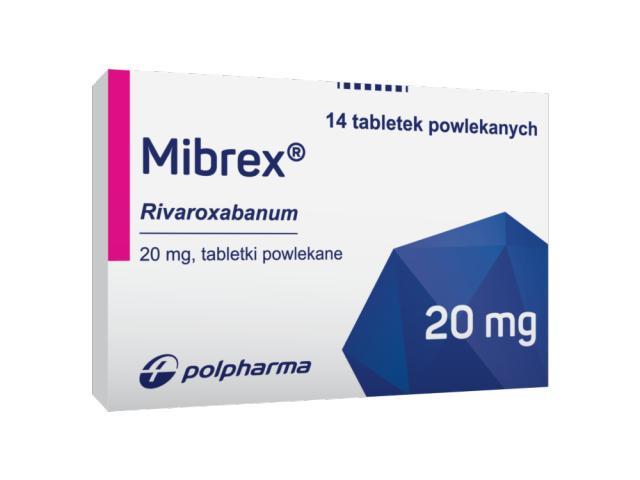 Mibrex interakcje ulotka tabletki powlekane 20 mg 14 tabl.