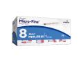 Micro-Fine Insulin Syringes Strzykawka insulinowa 1 ml jałowa U-40 30G 0,3 x 8 mm interakcje ulotka strzykawka  100 szt.