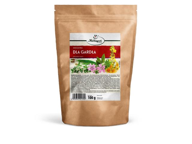 Mieszanka Dla Gardła interakcje ulotka mieszanka ziołowa  100 g