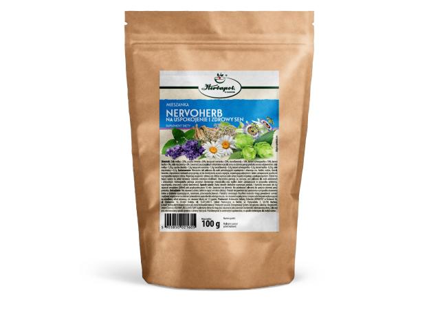 Mieszanka Nervoherb interakcje ulotka mieszanka ziołowa - 100 g