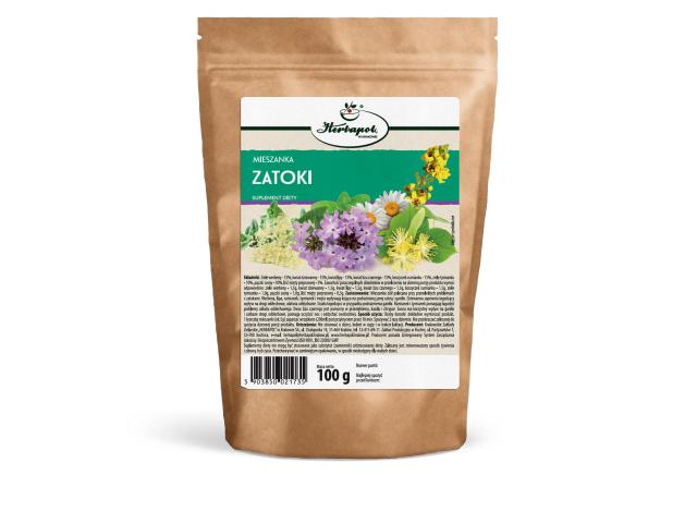 Mieszanka Zatoki interakcje ulotka mieszanka ziołowa  100 g