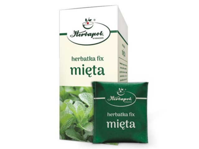 Mięta Fix Herbatka interakcje ulotka herbata  20 sasz. po 1,5 g