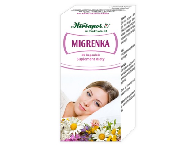 Migrenka interakcje ulotka kapsułki - 30 kaps.