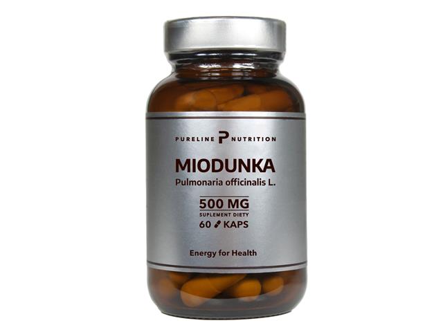 Miodunka Pulmonaria Officinalis L. Pureline Nutrition interakcje ulotka kapsułki - 60 kaps.