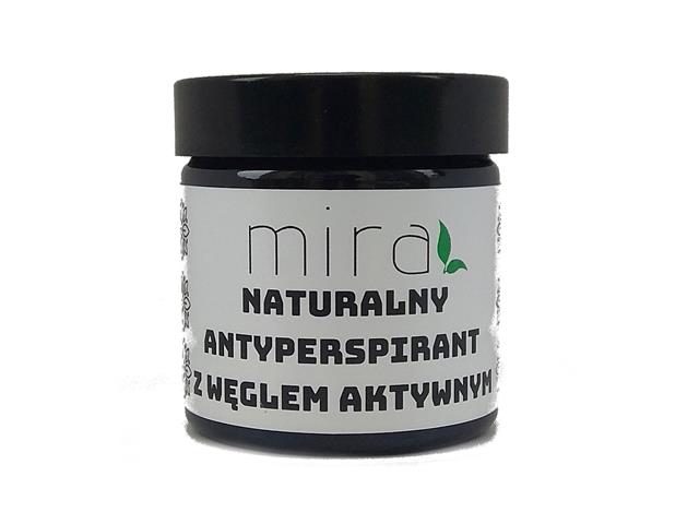 MIRA Naturalny Antyperspirant z węglem aktywnym interakcje ulotka krem - 50 g