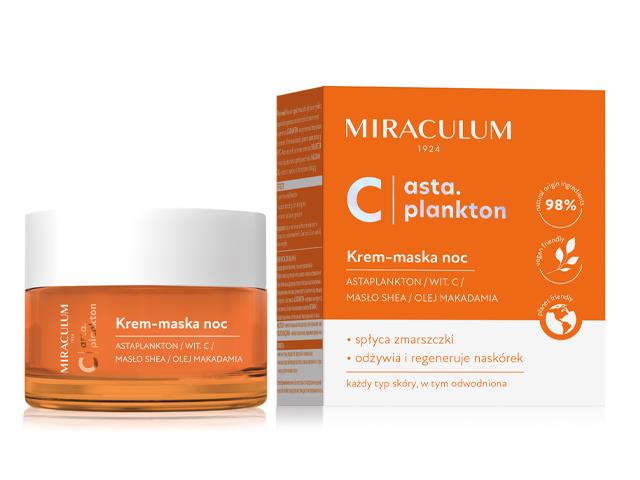 MIRACULUM Asta.plankton C Krem-maska na noc interakcje ulotka krem  50 ml