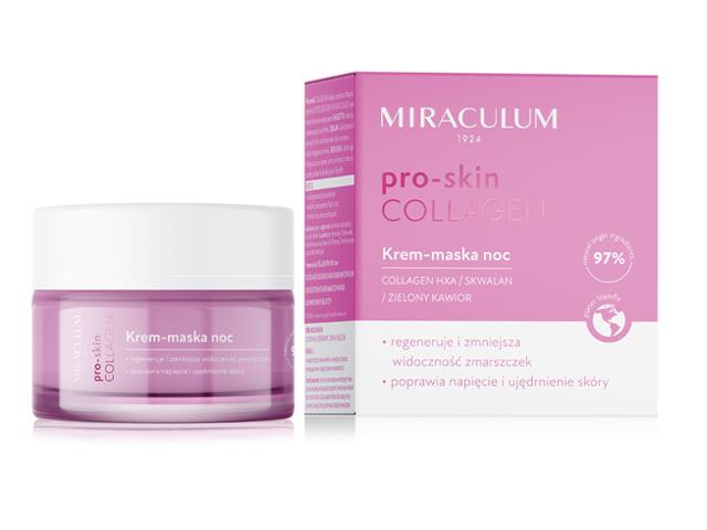 MIRACULUM PRO-SKIN COLLAGEN Krem-maska na noc interakcje ulotka krem  50 ml