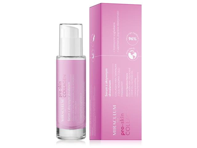 MIRACULUM PRO-SKIN COLLAGEN Serum z aktywnym skwalanem interakcje ulotka   30 ml