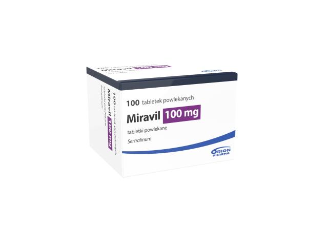 Miravil interakcje ulotka tabletki powlekane 100 mg 100 tabl.