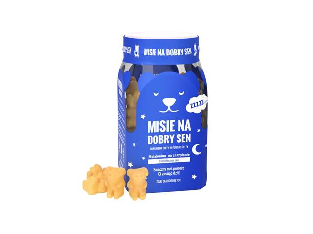 Misie Na Dobry Sen interakcje ulotka żelki  300 g | 60 szt.