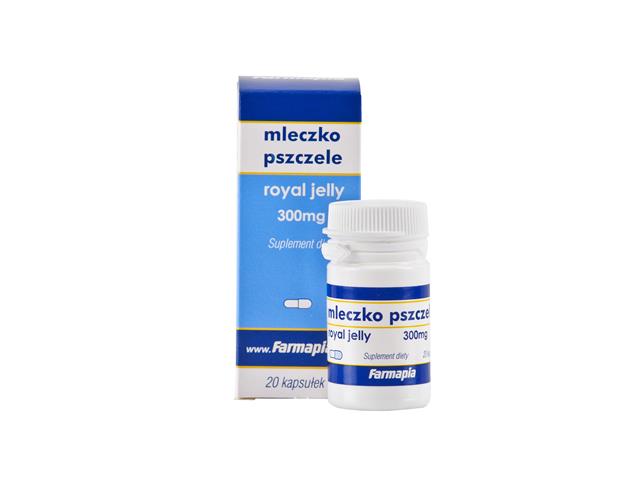Mleczko Pszczele interakcje ulotka kapsułki - 20 kaps.