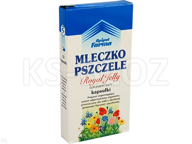 Mleczko Pszczele interakcje ulotka kapsułki - 32 kaps.