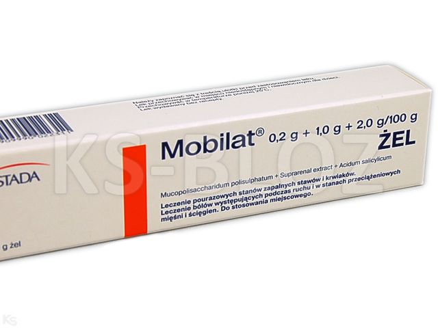 Mobilat interakcje ulotka żel (200mg+1g+2g)/100g 