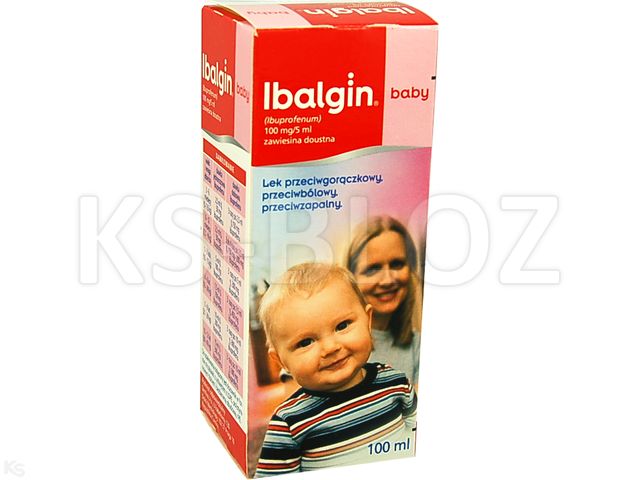 Modafen baby (Ibalgin baby) interakcje ulotka zawiesina doustna 100 mg/5ml 1 but. po 100 ml