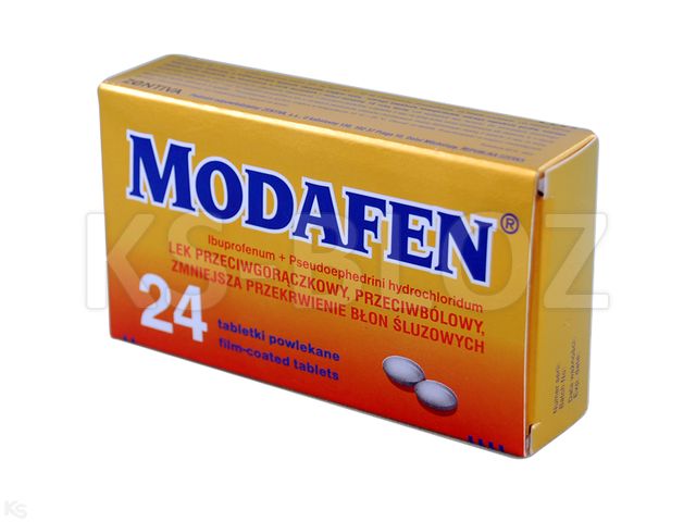 Modafen Extra Grip interakcje ulotka tabletki powlekane 200mg+30mg 24 tabl. (2 blist. po 12 tabl.)