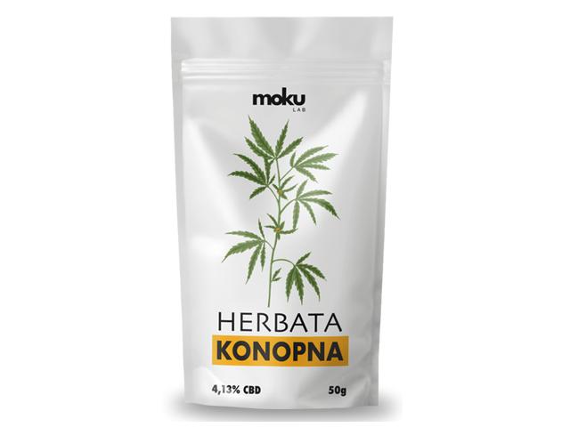 Moku Lab Herbata konopna 4,13% CBD interakcje ulotka herbata  50 g