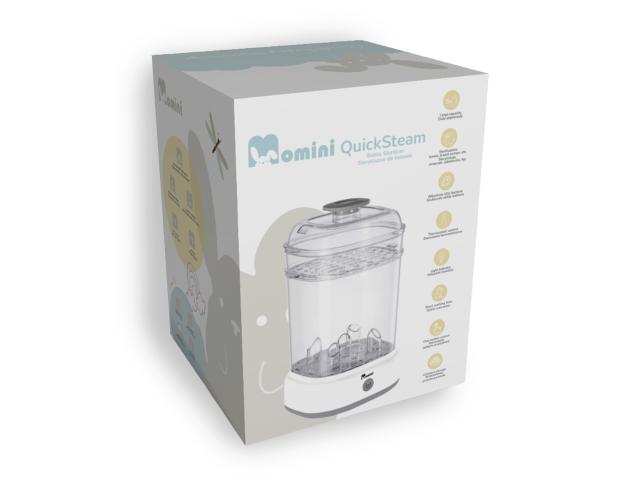 Momini Quicksteam Sterylizator do butelek interakcje ulotka sterylizator - 1 szt.