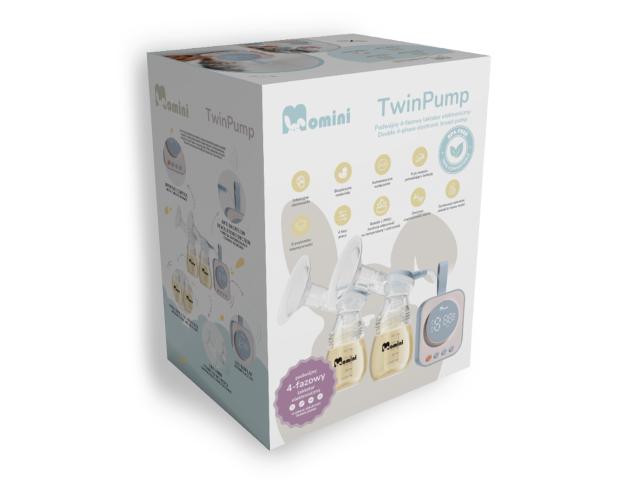 Momini Twinpump Laktator elektroniczny podwójny czterofazowy XB-8123 interakcje ulotka laktator - 1 szt.