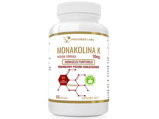 Monakolina K 10 mg interakcje ulotka kapsułki  60 kaps.