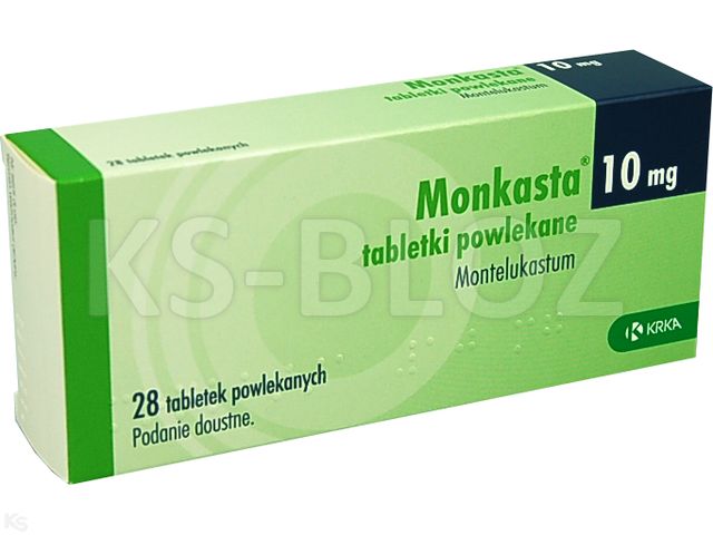 Monkasta interakcje ulotka tabletki powlekane 10 mg 