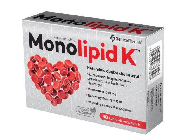 Monolipid K interakcje ulotka kapsułki z roślinnej celulozy  30 kaps. (blist.)