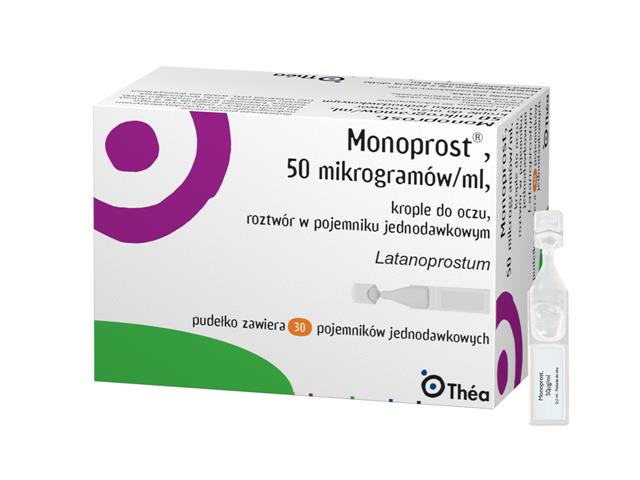 Monoprost interakcje ulotka krople do oczu, roztwór 50 mcg/ml 30 poj. po 0.2 ml