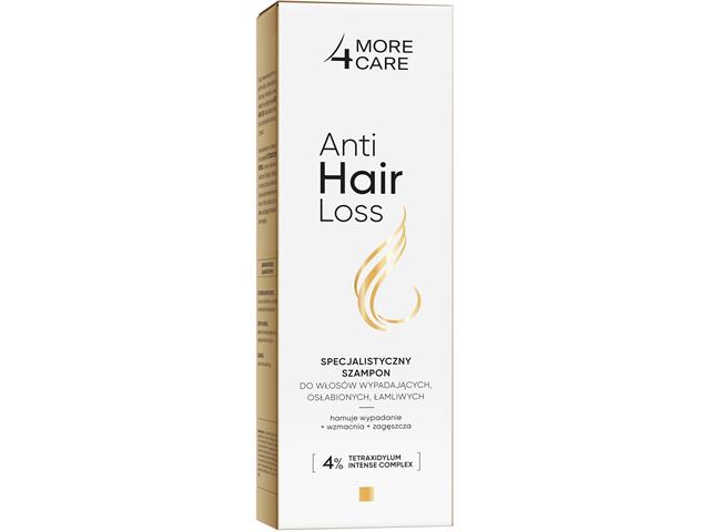 MORE4CARE ANTI HAIR LOSS Specjalistyczny Szampon do włosów interakcje ulotka   200 ml