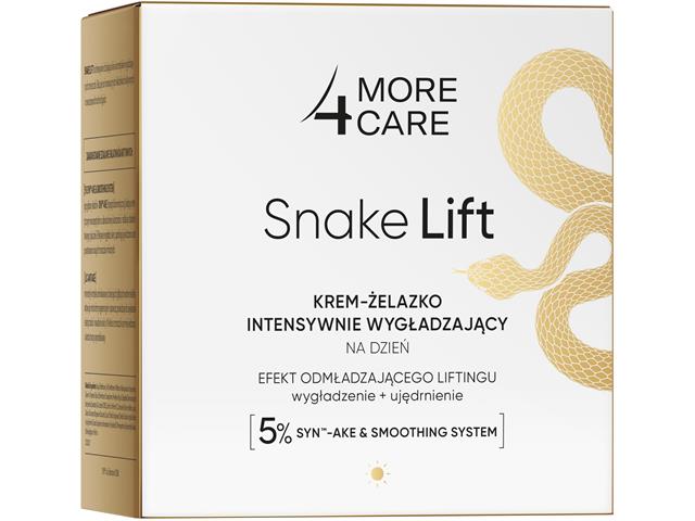 MORE4CARE SNAKE LIFT Krem-żelazko intensywnie wygładzający na dzień interakcje ulotka   50 ml