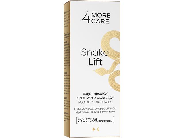 MORE4CARE SNAKE LIFT Ujędrniający Krem wygładzający pod oczy i na powieki interakcje ulotka krem  35 ml