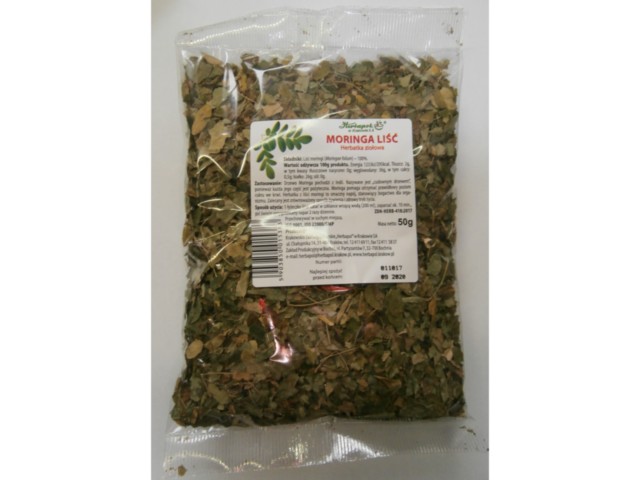 Moringa Liść Herbatka ziołowa interakcje ulotka   50 g