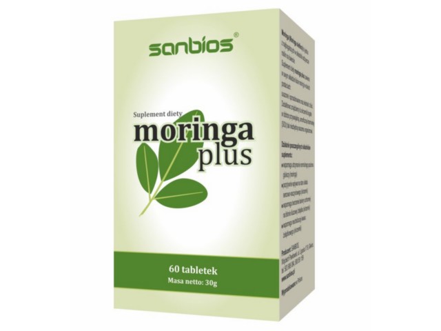 Moringa Plus interakcje ulotka tabletki - 60 tabl.