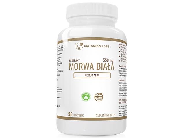 Morwa Biała 550 mg Ekstrakt interakcje ulotka kapsułki - 90 kaps.