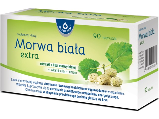 Morwa Biała Extra interakcje ulotka kapsułki  90 kaps.