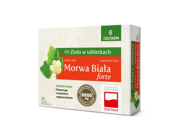 Morwa Biała Forte interakcje ulotka tabletki  30 tabl.