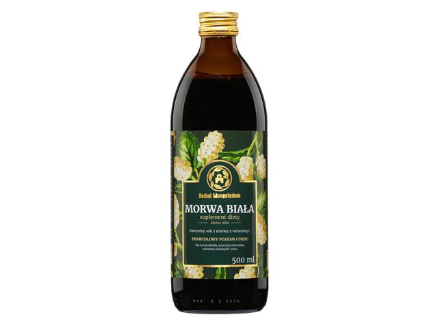 Morwa Biała Herbal Monasterium interakcje ulotka płyn  500 ml