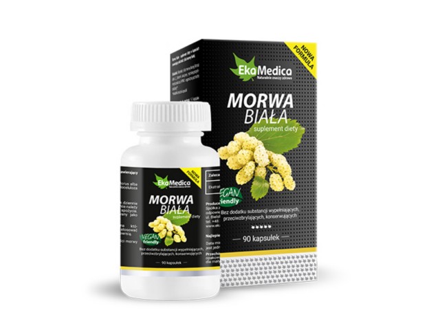 Morwa Biała interakcje ulotka kapsułki - 90 kaps.