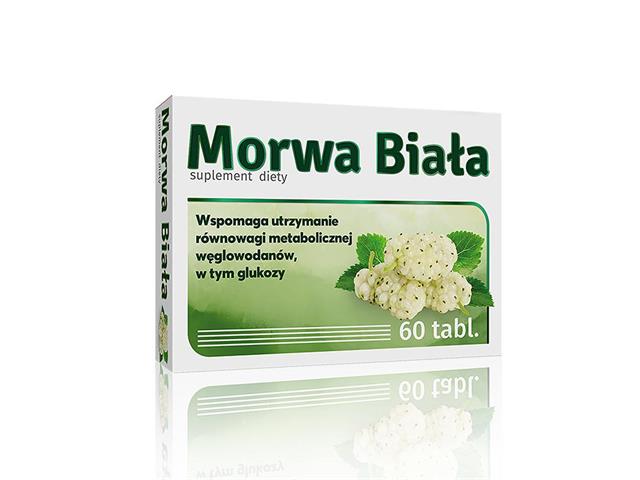 Morwa Biała interakcje ulotka tabletki  60 tabl.