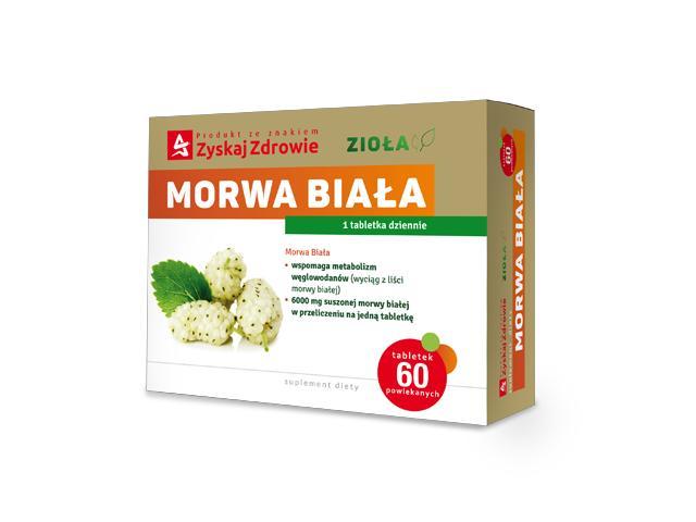 Morwa Biała Zyskaj Zdrowie interakcje ulotka tabletki  60 tabl.