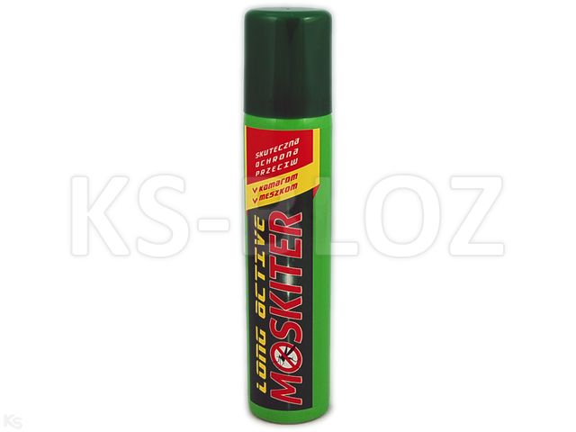 MOSKITER Long Active - Aerozol ochronny interakcje ulotka aerozol  100 ml