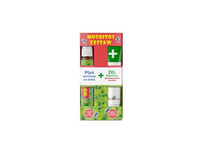 MOSQITOS Płyn oraz Żel łagodzący po ukąszeniach interakcje ulotka zestaw  40 ml(20 ml + 20 ml)