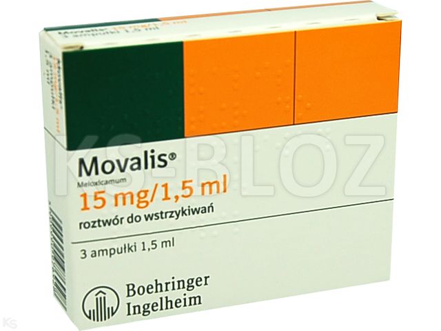 Movalis interakcje ulotka roztwór do wstrzykiwań 10 mg/ml 